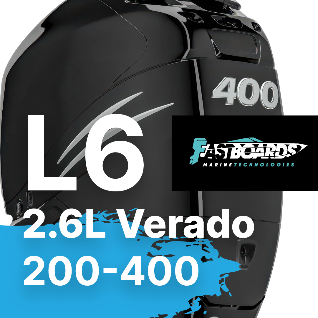 
                  
                    L6 2.6L Supercharged Mercury Verado 200-400 Fastboards Tune (2004-2022*)
                  
                
