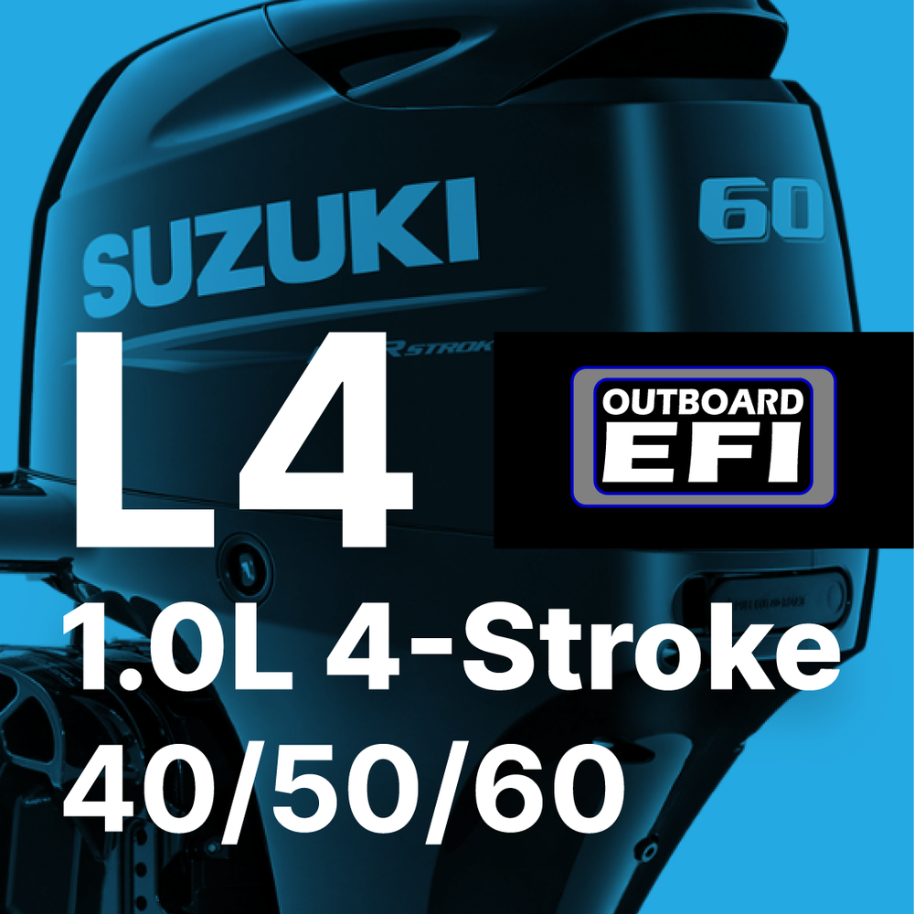 L4 1.0L Suzuki DF40, DF50, DF60 Outboard EFI Tune (1999-Present)