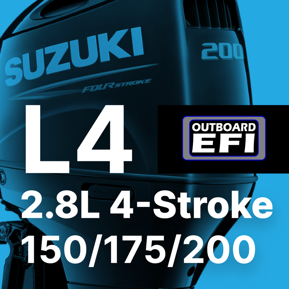L4 2.8L Suzuki DF150, DF175, DF200 Outboard EFI Tune (2006-Present)