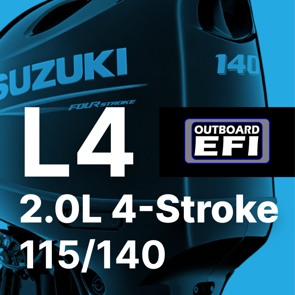L4 2.0L Suzuki DF115, DF140 Outboard EFI Tune (2001-Present)