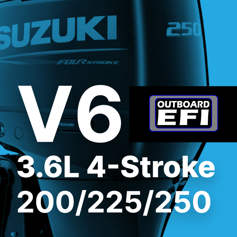 V6 3.6L Suzuki DF200, DF225, DF250 Outboard EFI Tune (2010-Present)