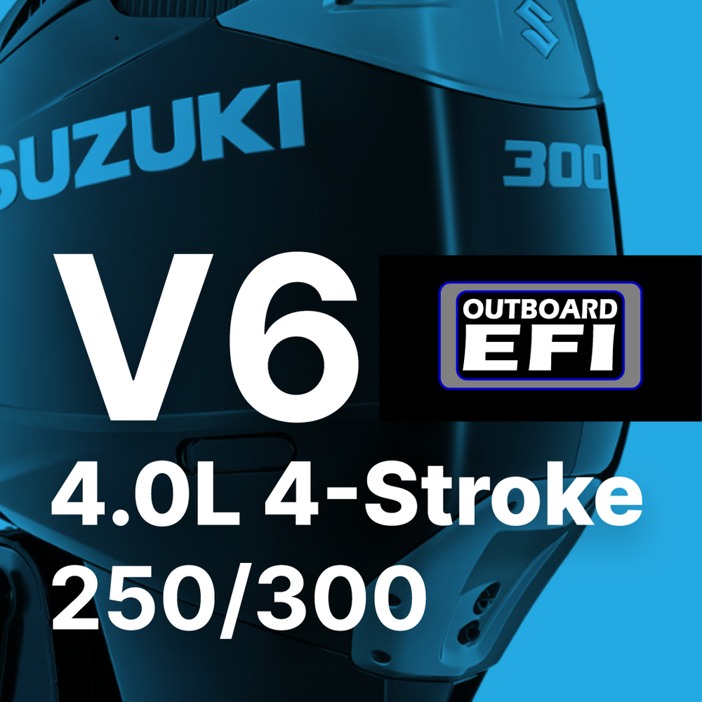 V6 4.0L Suzuki DF250, DF300 Outboard EFI Tune (2007-Present)