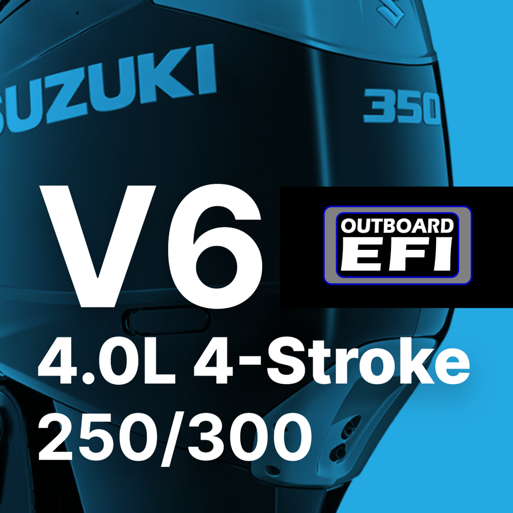 V6 4.0L Suzuki DF250, DF300 Outboard EFI Tune (2007-Present)